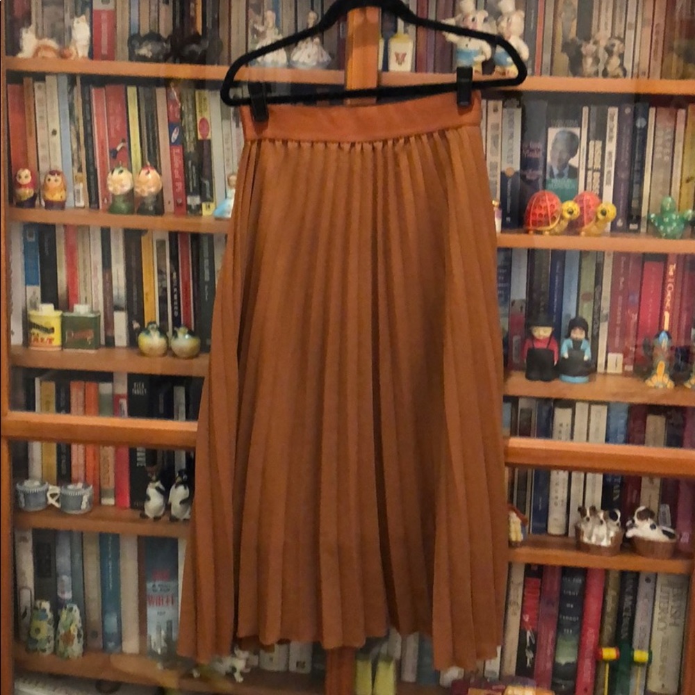 Long orange skirt in great condition